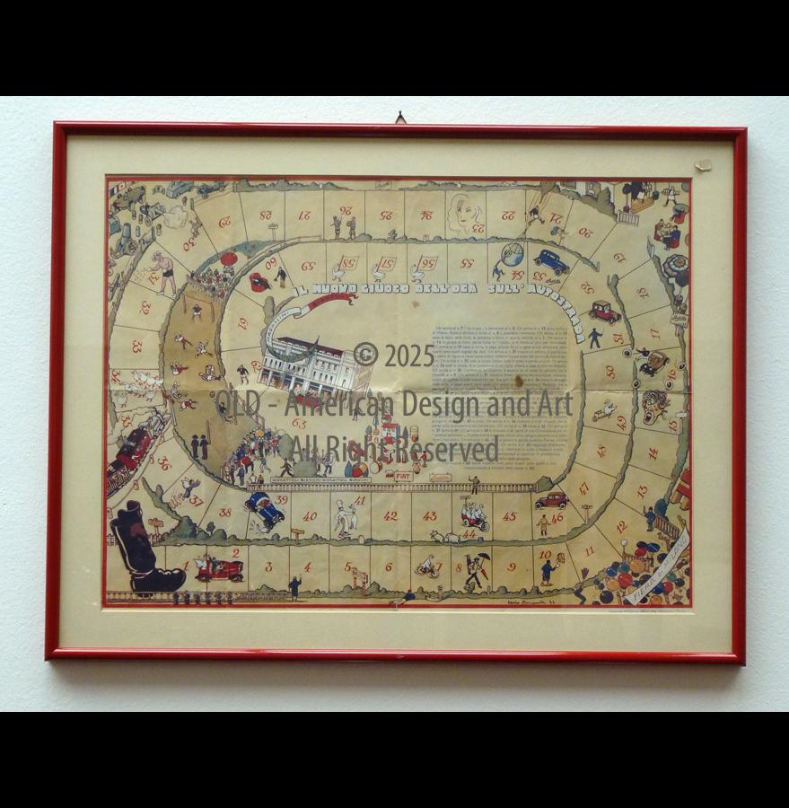 Nuovo gioco dell'oca , Italia 1900