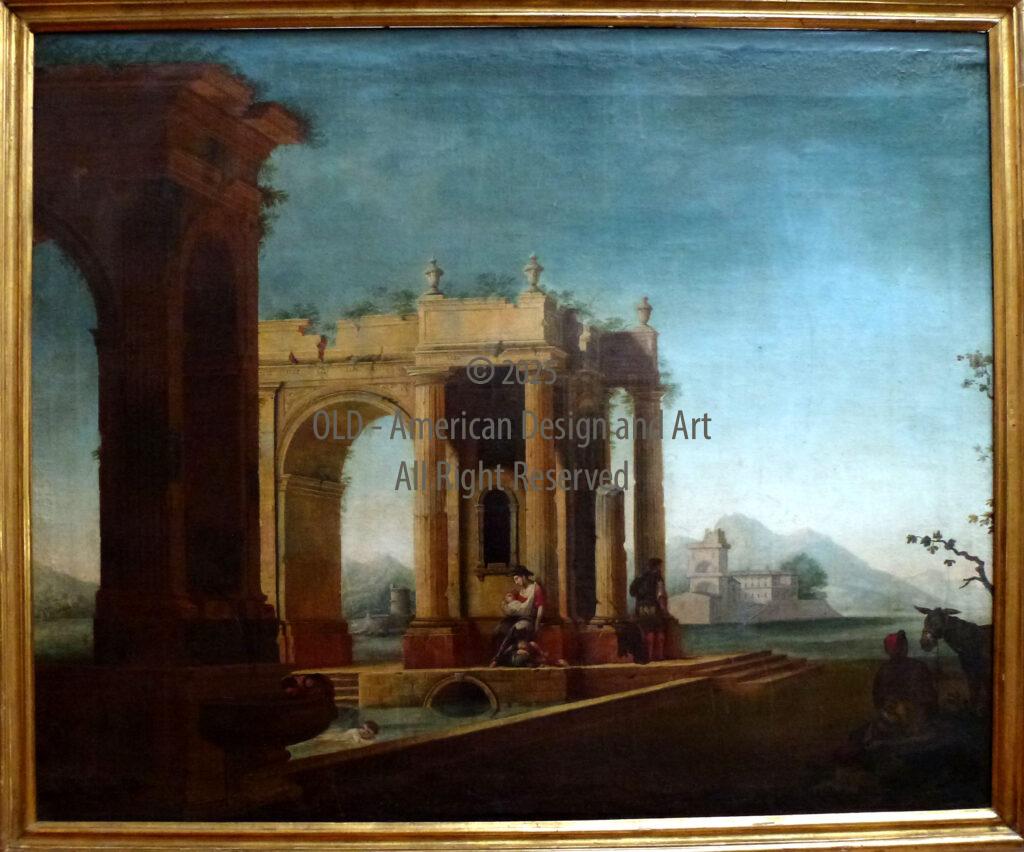Dipinto Olio Su Tela, Francia cm 110 x 125