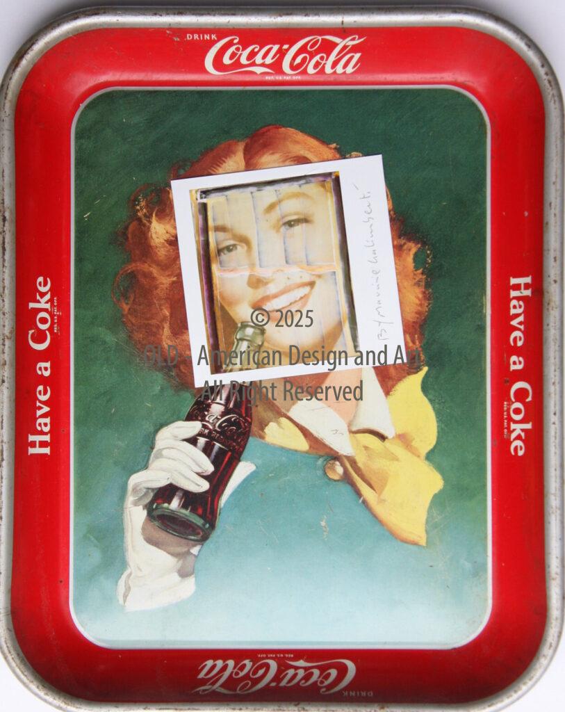 Maurizio Galimberti -Rady Made con vassoio Coca Cola 1948