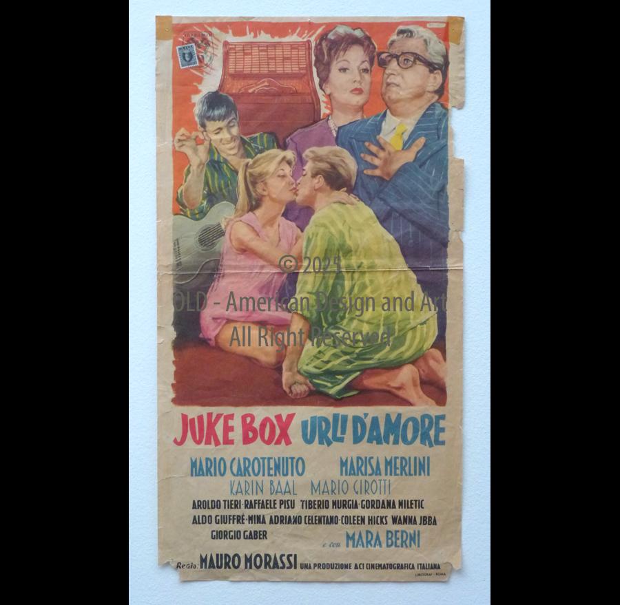 Locandina film Juke Box Urli D'Amore , Italia 1960