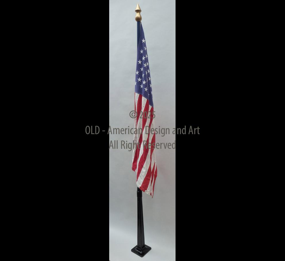 Bandiera Americana in stoffa con stelle ricamate,U.S.A. anni 80
