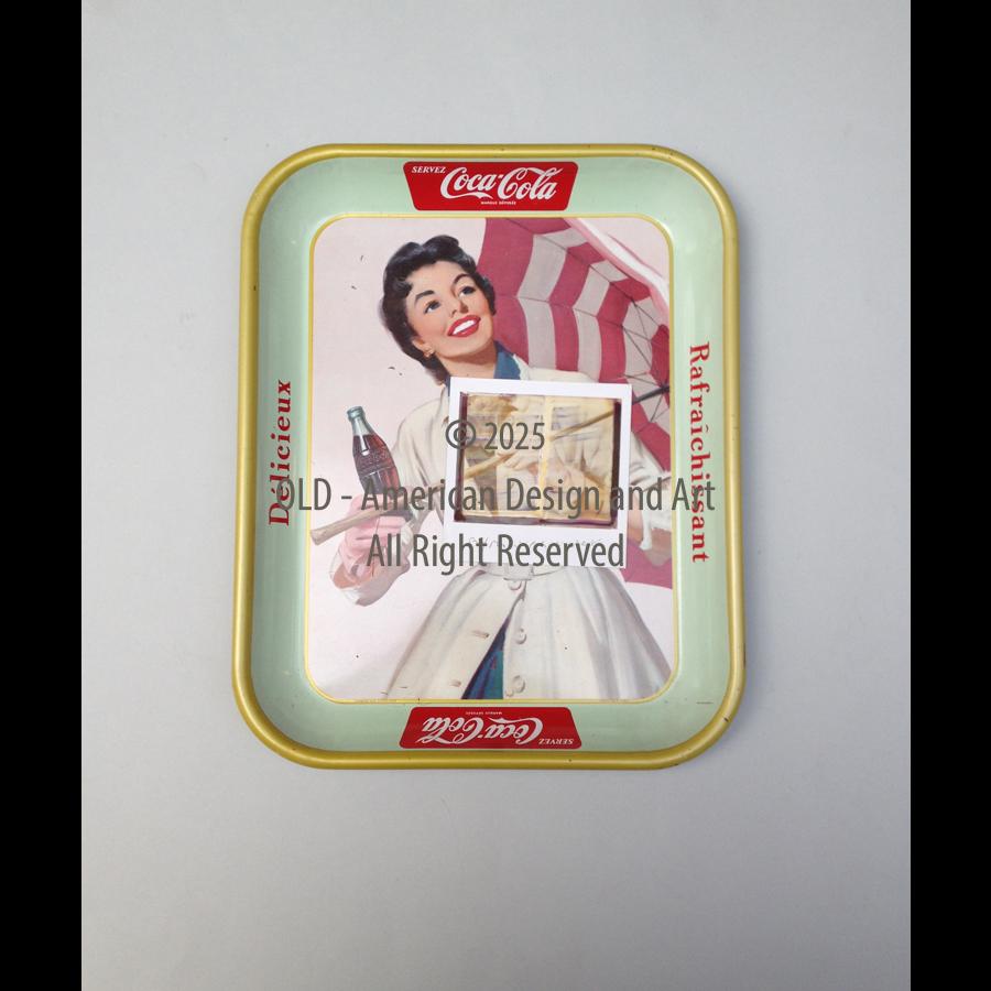 Maurizio Galimberti Ready Made con vassoio Coca Cola 1957