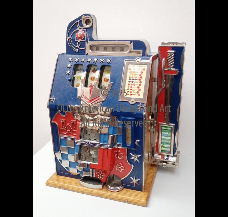 Slot Machine Mills -Castel Front con Candy Vendor -U.S.A 1933