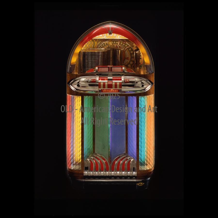 Jukebox Wurlitzer Mod. 1100 ,78 giri, 24 selezioni, U.S.A. 1948