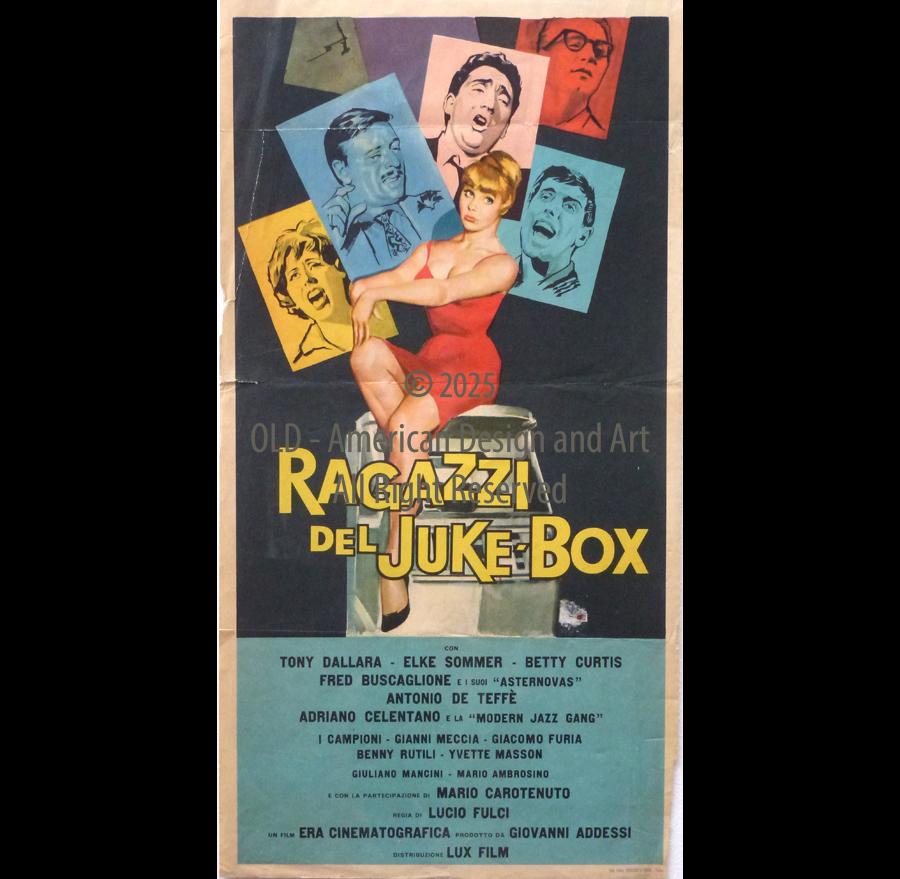 Locandina del film I Ragazzi del Juke Box, Italia 1959