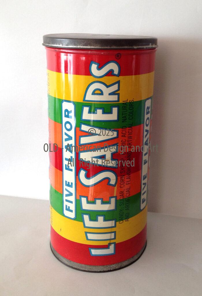 Live Savers , scatola pubblicitaria in latta caramelle , U.S.A. 1940