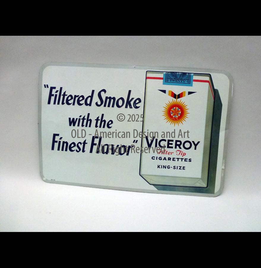 InsegnaViceroy Cigarettes, Lamiera , U.S.A. 1950