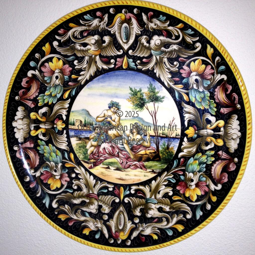 Piatto Ceramica Cilli Italia Sesto Fiorentino