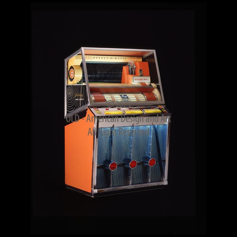Jukebox Seeburg KD 200,45 giri ,200 selezioni , U.S.A. 1957