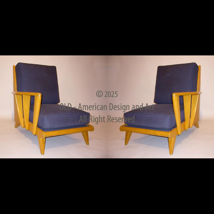 Heywood Wakefield ,coppia poltroncine U.S.A. 1940
