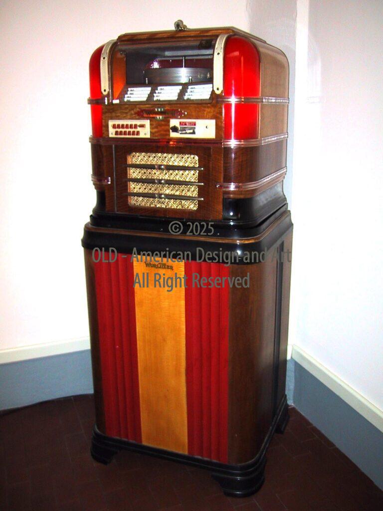 juke Box Wurlitzer 61 con Stan , U.S.A. 1938, 78 giri ,12 seleziono