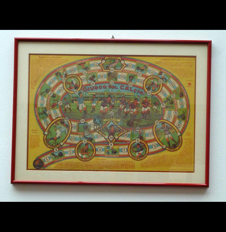 Gioco del calcio ,Marca Stella ,Italia 900