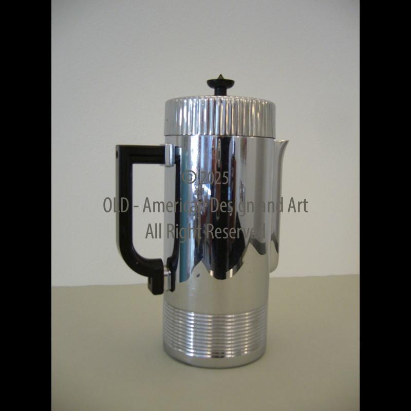 Valter Von Nessen, Caffettiera ,prodotta da Chase Brass & Copper , U.S.A. 1937