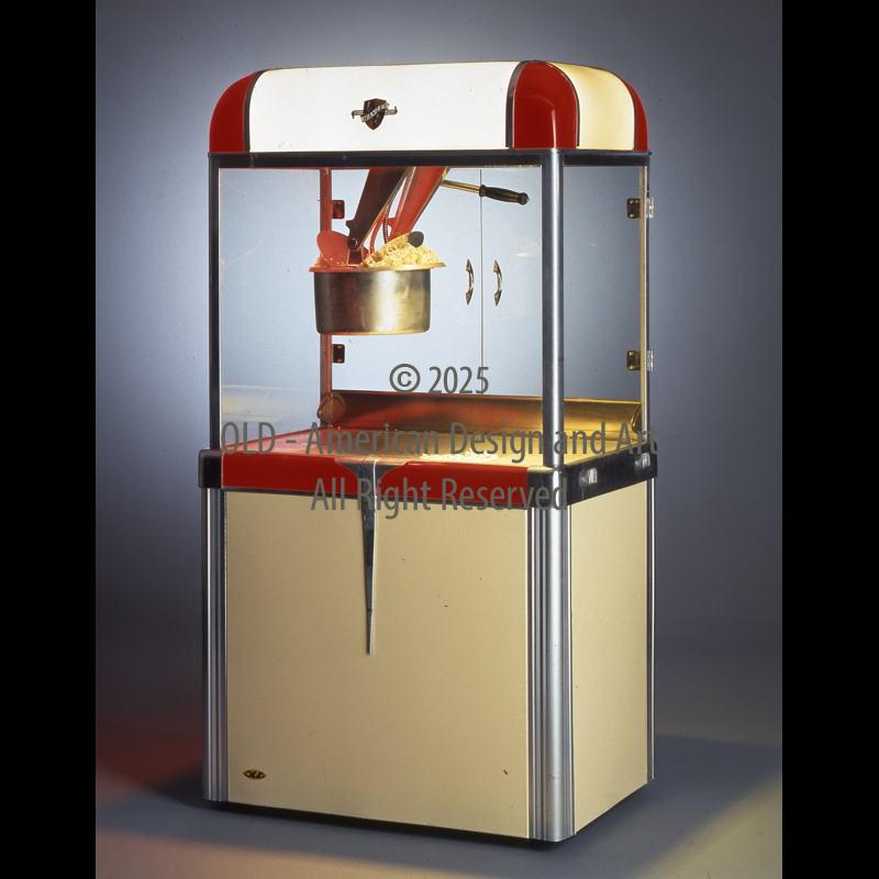 Macchina illuminata per fabbricare e vendere pop corn ,U.S.A. 1947