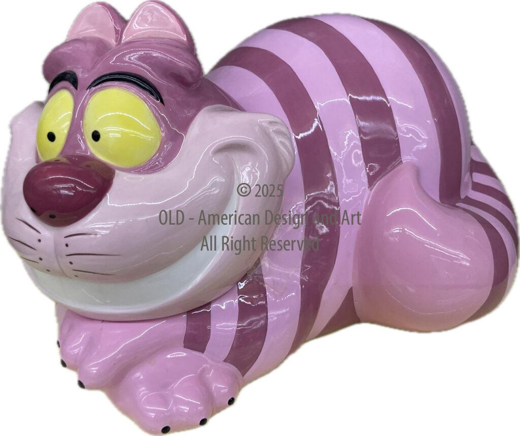 Cookie Jar , Chesire Cat, scatola porta biscotti in porcellana dipinta , U.S.A.